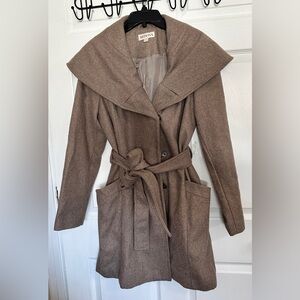 Merona Brown Wool Blend Coat